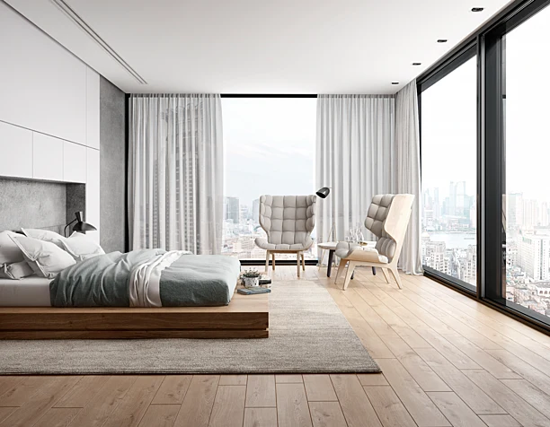 Calm bedroom