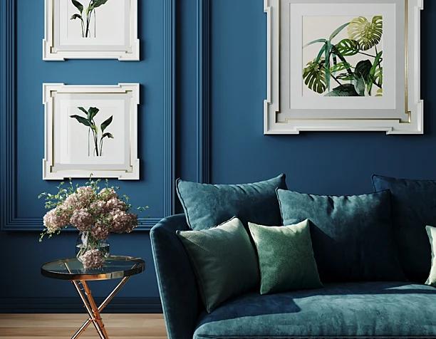blue room