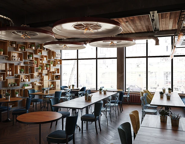 (сделано по референсу) Итальянский ресторан OTTO Pizza & Wine в Санкт-Петербурге