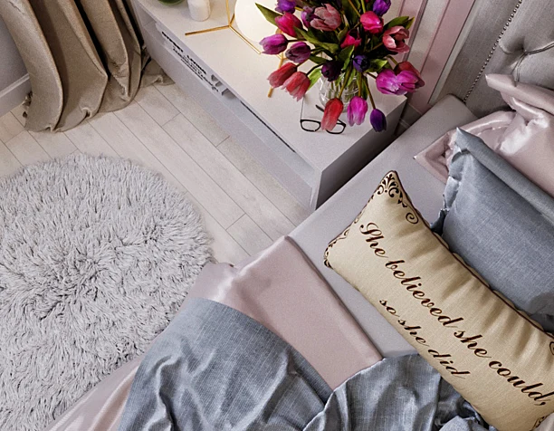 Glamorous bedroom