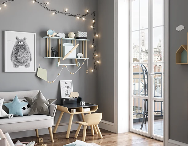 Scandinavian children's room