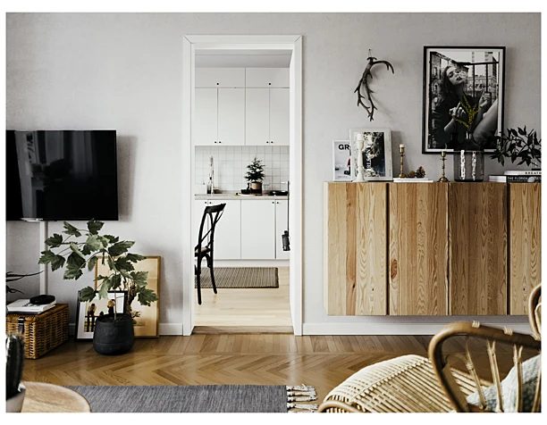 Scandinavian Apartment (сделано по референсу)