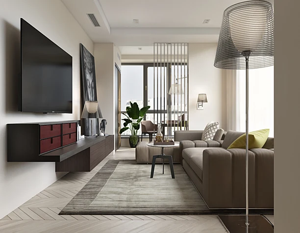 Дизайн гостиной от студии Tsoy Design, дизайнер Алла Цой