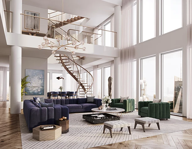 Penthouse in New York (Сделано по референсу)