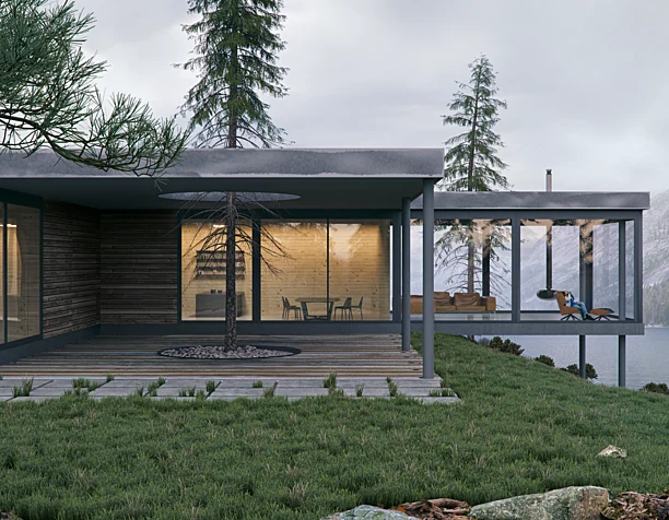 Above the Lake - Exterior