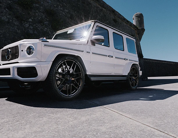 Mercedes G65 AMG White rabbit