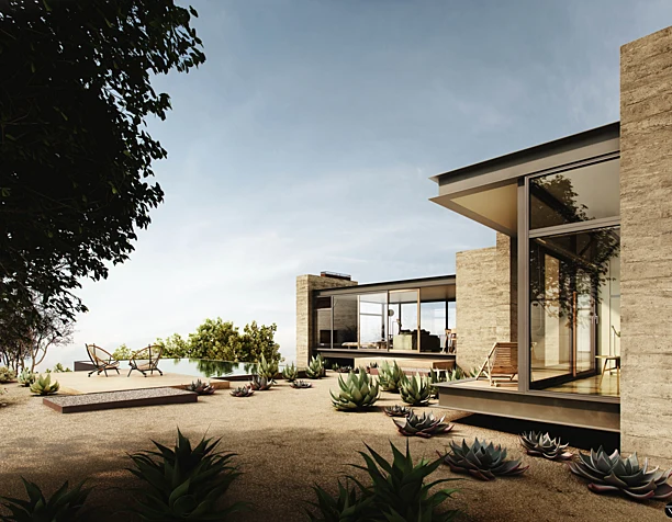 Visualization | Saddle Peak House | Exterior | Reference