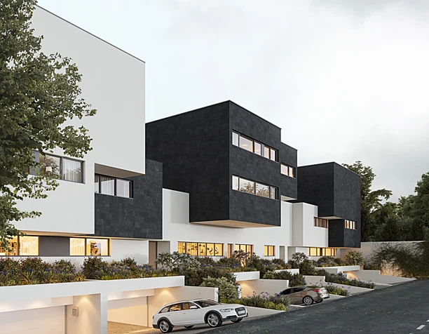 " Black & White House " project AGi Architects / выполнена по референсу /