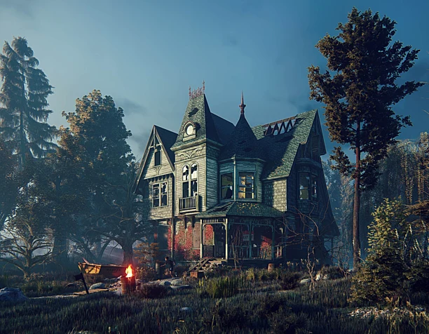 Haunted house.