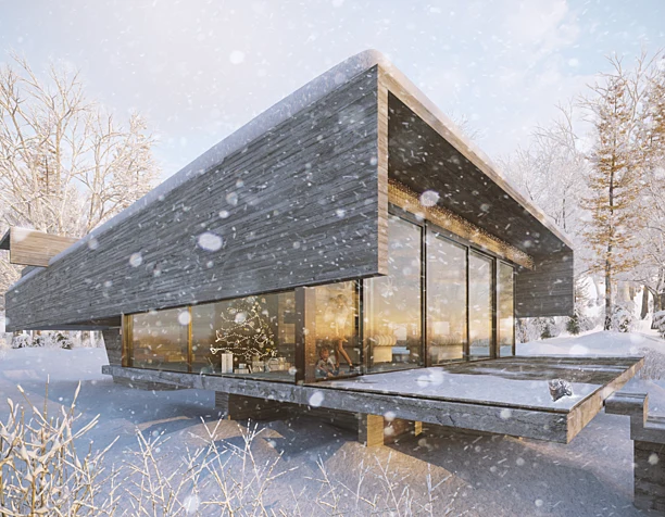 Winter exterior