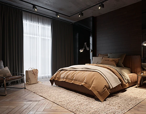 Спальня в стиле Loft