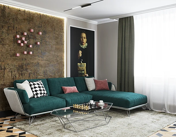 kitchen-living room interior
