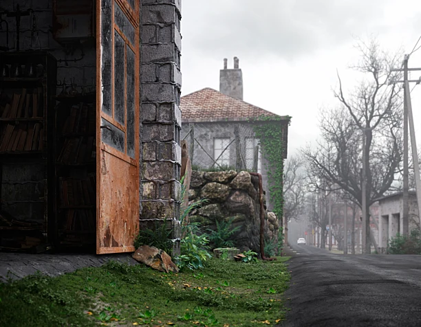 Visualization from Making of "Marooned" by Saeed Amiri (сделано по референсу)