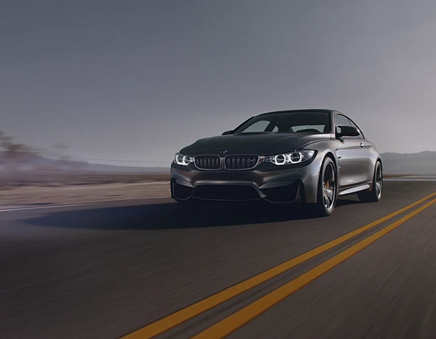 Desert sun. BMW M4