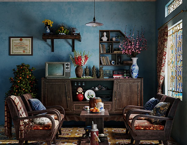 Vietnam Living room - 1990s