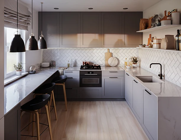 Sunset kitchen