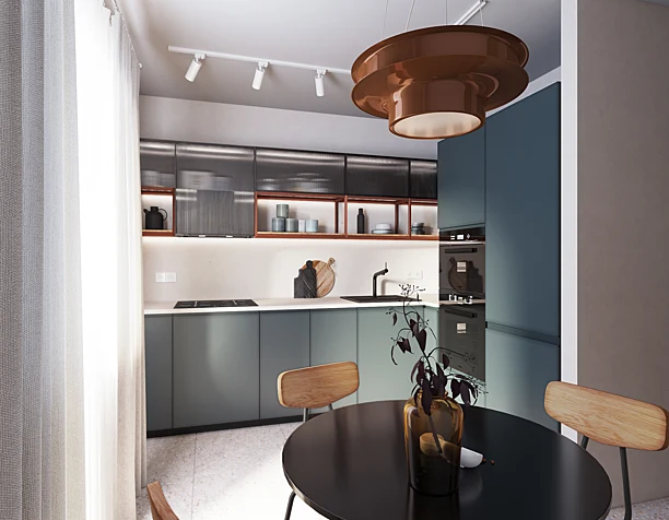 Sunny kitchen