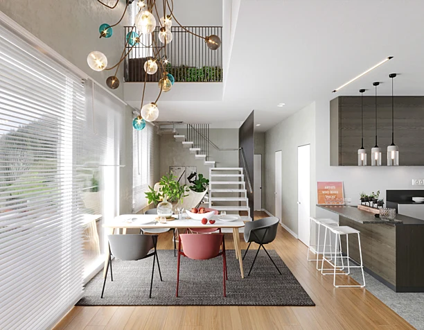 Modern apartment 2 floors