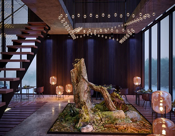 Restaurant interior design