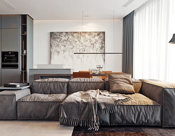 Modern Minimal  Appartment in Kyiv