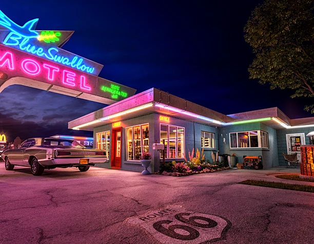 Motel Blue Swallow Route 66
