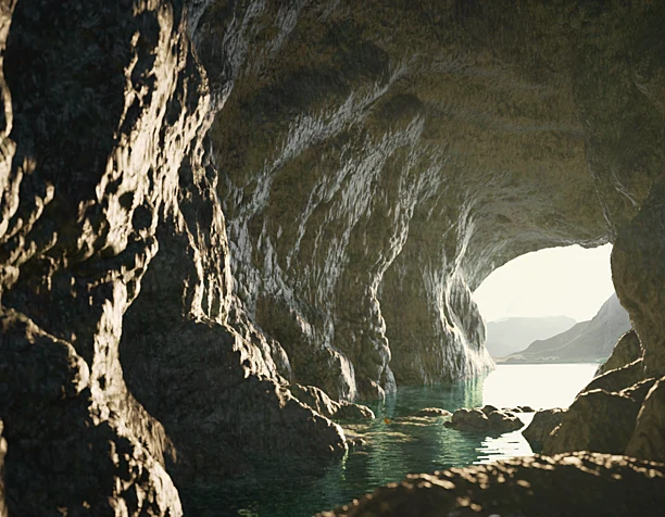 Butterfly in the cave