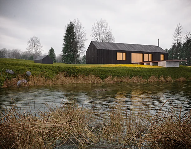 Lake house (сделано по референсу)