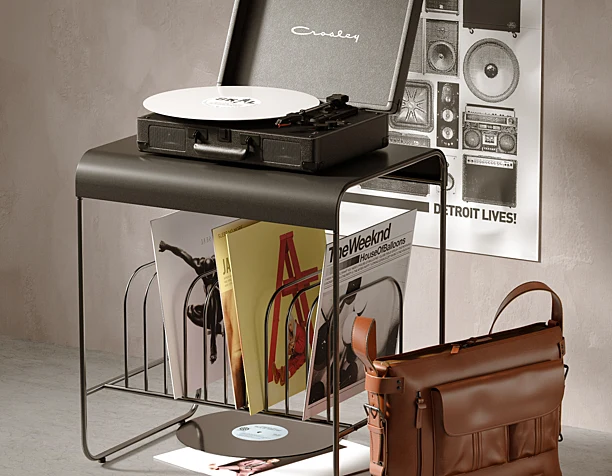 Crosley UO Exclusive Black Star Cruiser Bluetooth Record Player