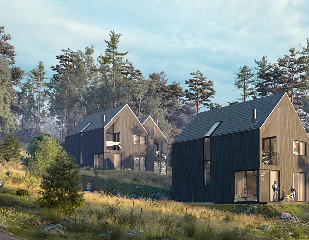 Residential area in southern Sweden