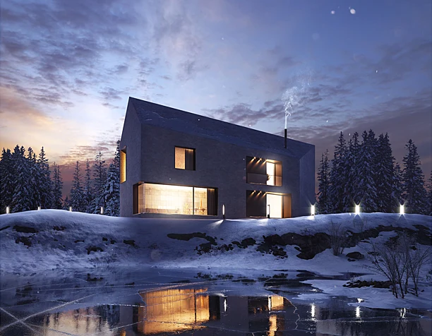 Winter lake