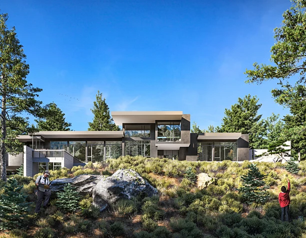 Creek House (сделано по референсу)