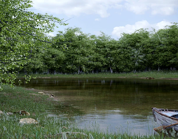 Lake in the forest