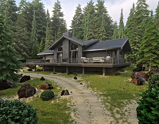House in Mountain