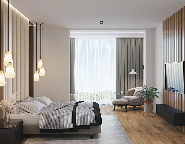 Modern bedroom
