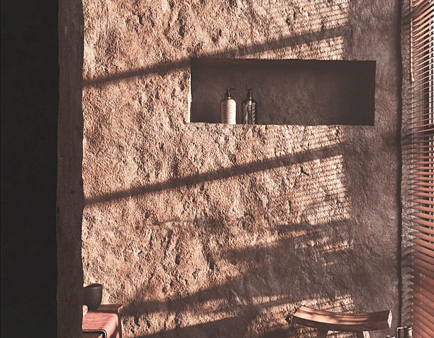 Wabi-sabi bathroom (сделано по референсу)