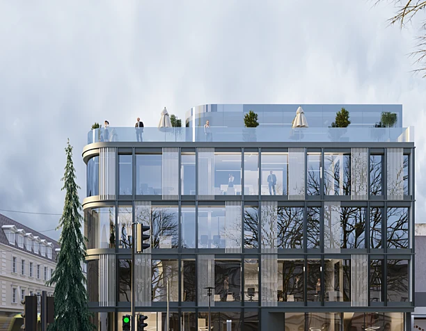 Layout office building in Lviv