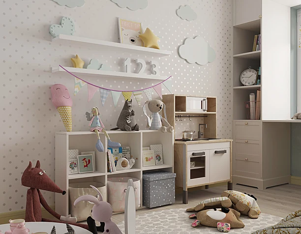 Детская комната двух девочек