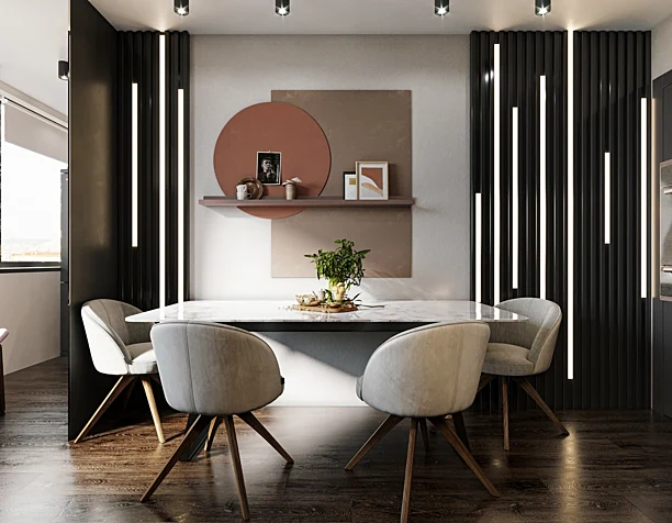 Kitchen_ powdery pink