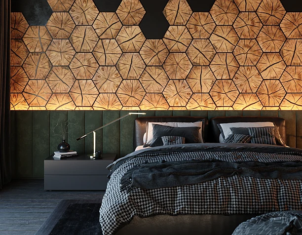 Black & Wood bedroom