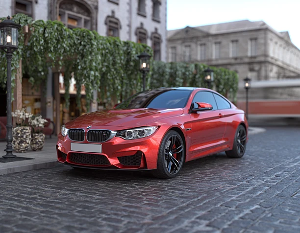 Red BMW