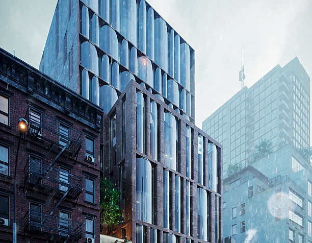 RESIDENTIAL COMPLEX, NEW YORK CITY The Snail Apartments