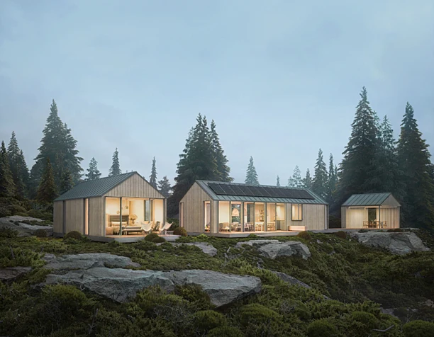 Mountain shelter (сделано по референсу)