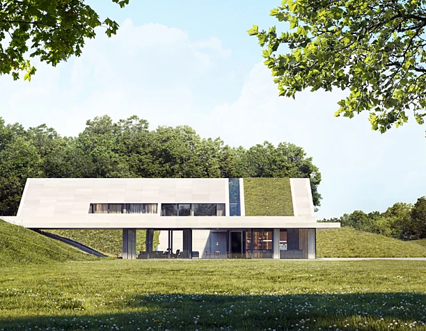 Green Line House (сделано по референсу)
