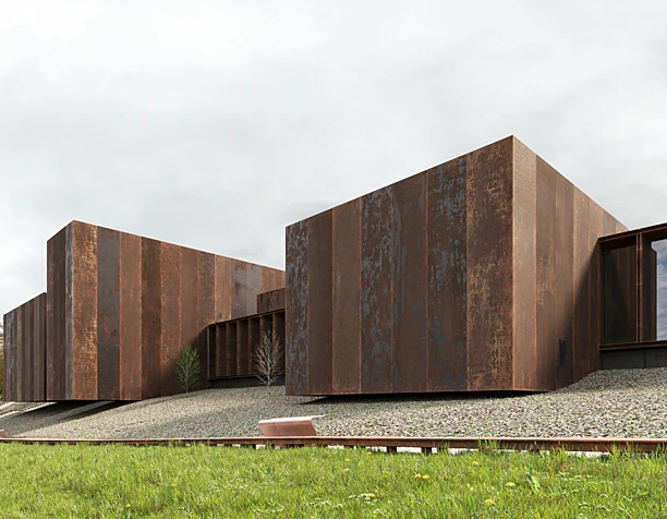 Soulages Museum (Сделано по референсу)