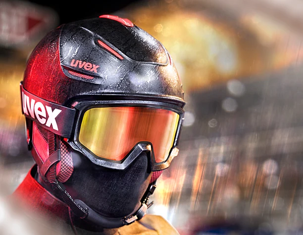 Ski Helmet and Goggles Uvex