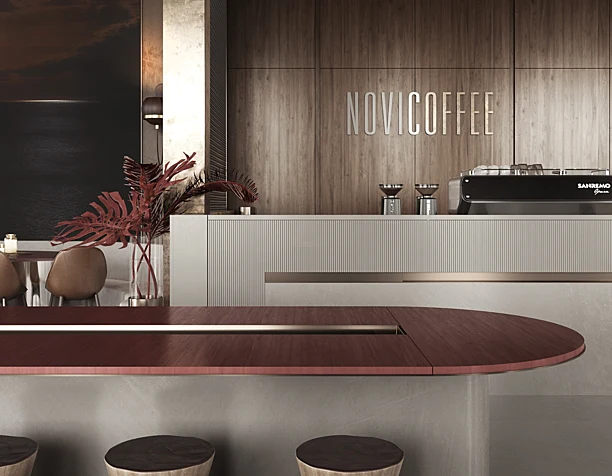 Concept interior of coffee house