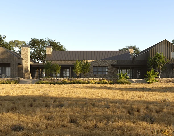 Визуализация Farm house в США