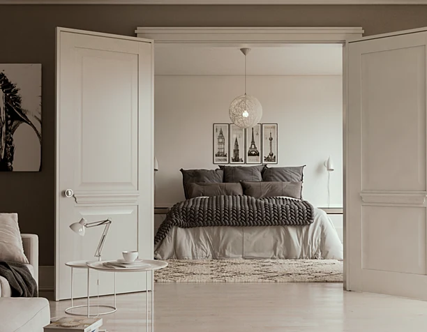 scandinavian bedroom