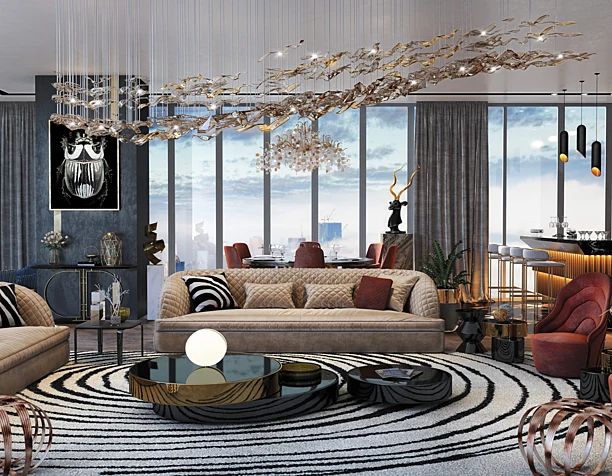 living room ( simulation of project )