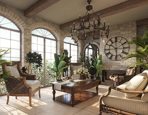 Terrace in a private house